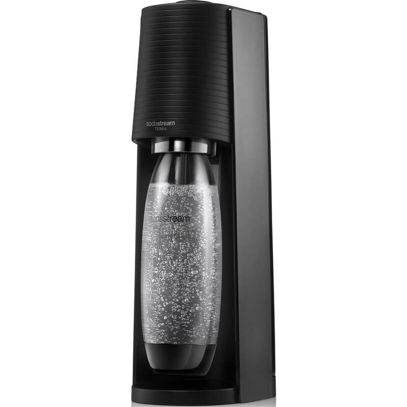 SodaStream Terra Black - vráceno, použito, bez bombičky