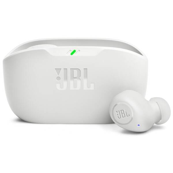 Sluchátka JBL Wave Buds (JBLWBUDSWHT) bílá - vráceno do 14 dnů, použito