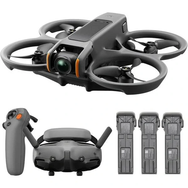 Dron DJI Avata 2 Fly More Combo (Three Batteries) šedý - Vráceno do 14 dnů