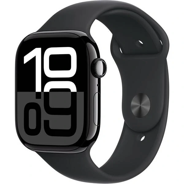 Chytré hodinky Apple Watch Series 10 GPS 46mm pouzdro z klavírně černého hliníku