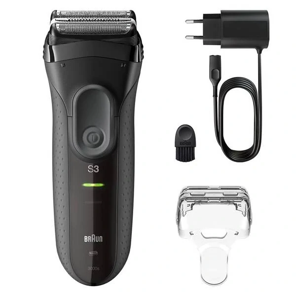 Holicí strojek Braun Series 3+ 3000S šedý