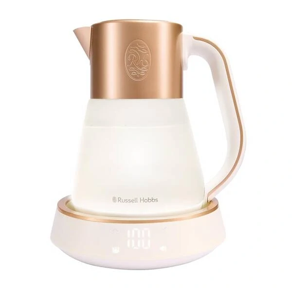 Rychlovarná konvice RUSSELL HOBBS Calm 27450-70 bílá/zlatá - Vráceno do 14 dnů
