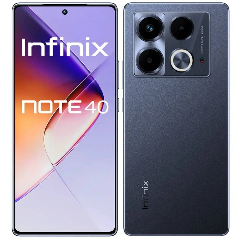 Mobilní telefon Infinix Note 40 8 GB / 256 GB (X6853_256BL) černý, vystaveno na prodejně