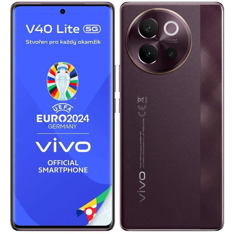 Mobilní telefon vivo V40 Lite 5G 8 GB / 256 GB - Classy Brown, vystaveno na prodejně