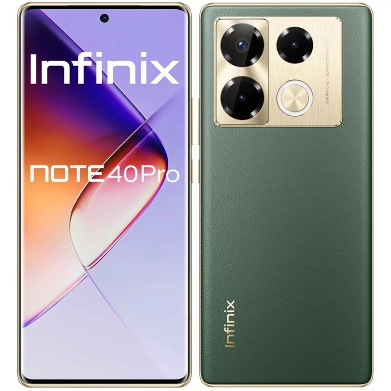 Mobilní telefon Infinix Note 40 Pro 12 GB / 256 GB (X6850_256GRE) zelený, vystaveno na prodejně