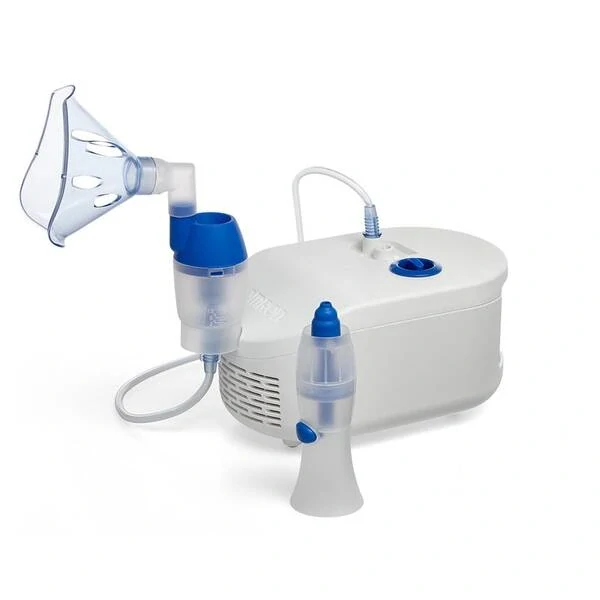 Inhalátor kompresorový OMRON C102 Total + nosní sprcha bílý - Rozbaleno