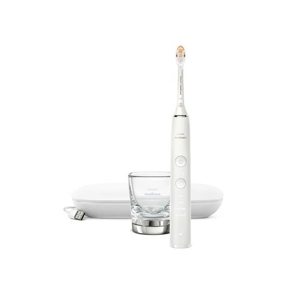 Zubní kartáček Philips Sonicare 9000 DiamondClean HX9911/19 bílý - Rozbaleno