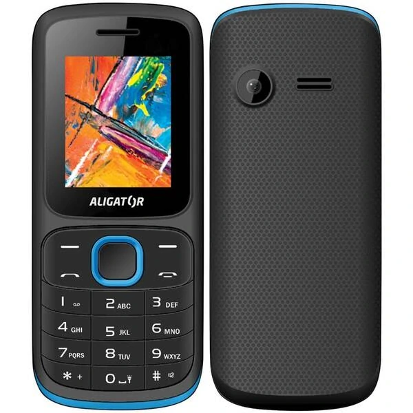 Mobilní telefon Aligator D210 Dual SIM (AD210BB) černý/modrý - Rozbaleno