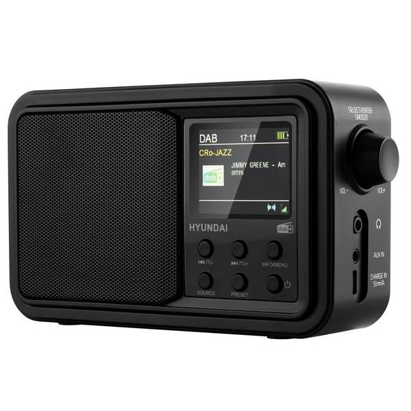 Radiopřijímač s DAB+ Hyundai PR 650 BTDAB černý - Vráceno, použito