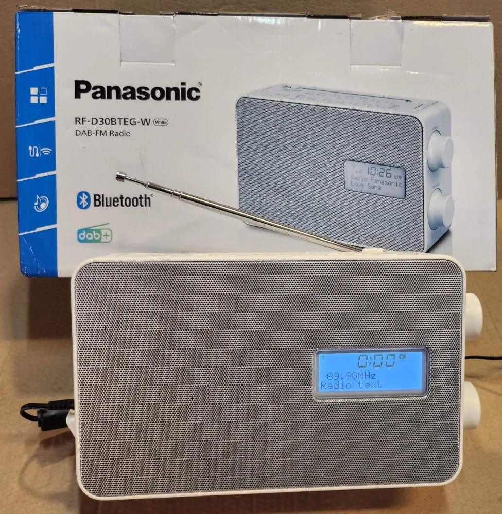 Panasonic RF-D30BTEG, bílý
