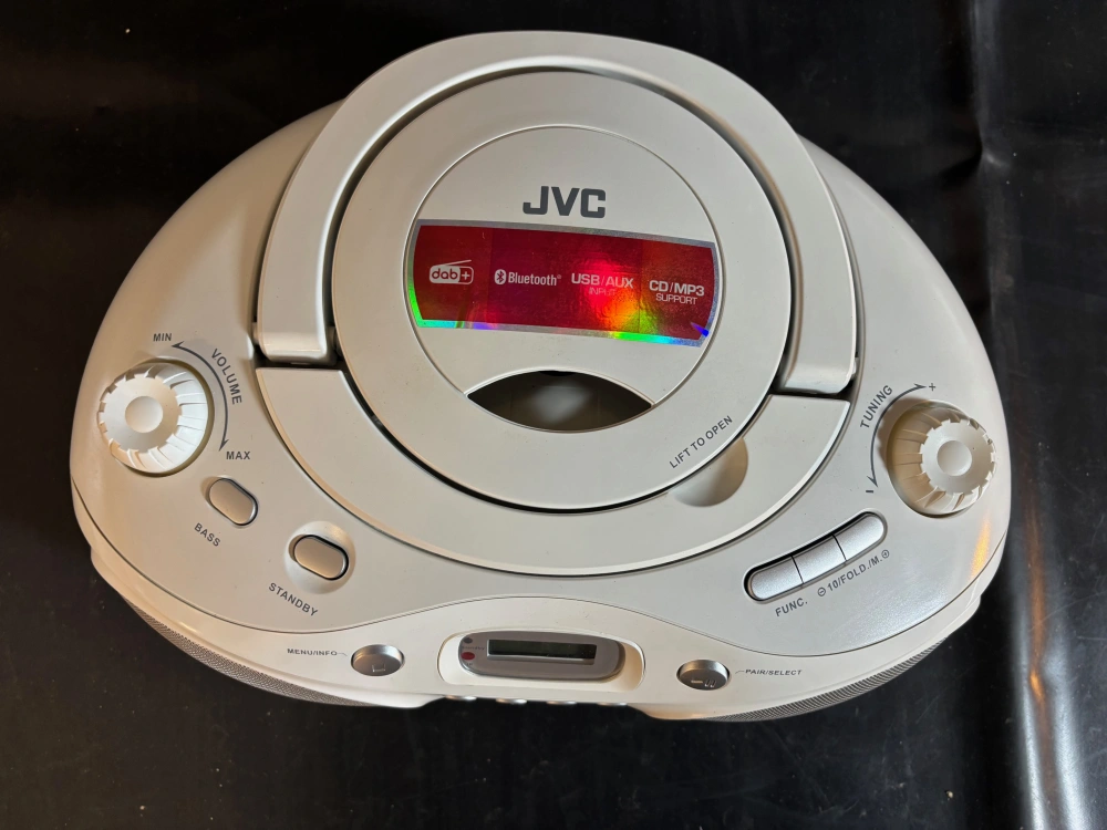JVC RD-E661-DAB , bílý - Vráceno, použito