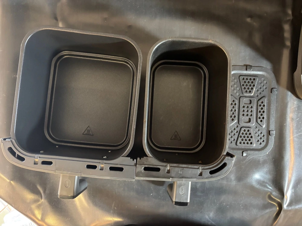 Fritéza horkovzdušná Tefal EY942HE0 Dual Easy Fry XXL černá/šedá - Vráceno, použito