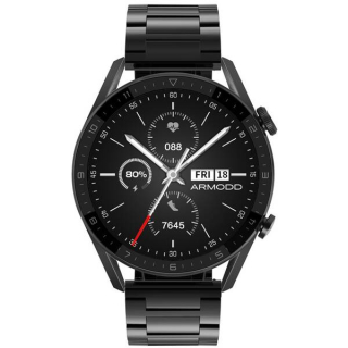 ARMODD Silentwatch 5 Pro černá s kovovým řemínkem - vráceno do 14 dnů
