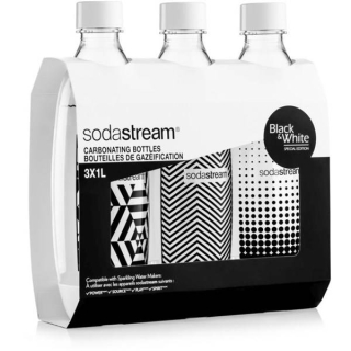 SodaStream Tripack 1l Fuse Black / White