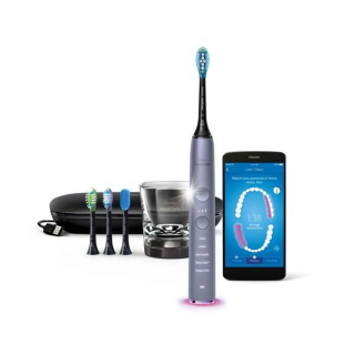 Zubní kartáček Philips Sonicare DiamondClean Smart Silver HX9924/47 stříbrný - vráceno do 14 dnů