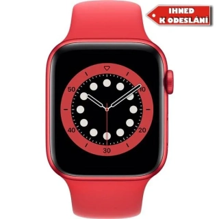 Apple Watch Series 6 GPS 44mm pouzdro z hliníku PRODUCT(RED) - PRODUCT(RED) sportovní náramek, Vráceno, použito