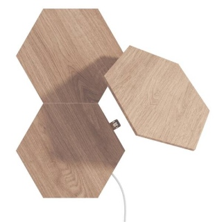 Nanoleaf Elements Hexagons Expansion Pack 3ks - dřevo