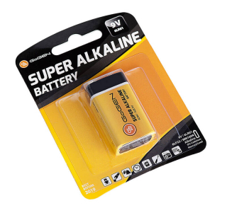 Baterie alkalická GoGEN SUPER ALKALINE 9V, blistr 1ks (GOG9VALKALINE1)