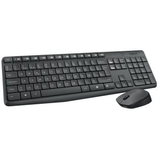 Logitech Wireless Combo MK235, CZ (920-007933) šedá - rozbaleno, jako nová