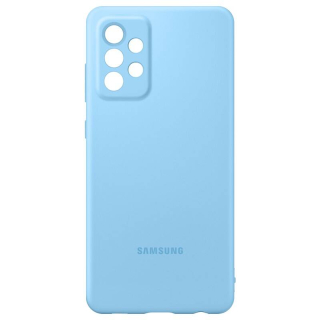 Samsung Silicon Cover na Galaxy A72 (EF-PA725TLEGWW) modrý