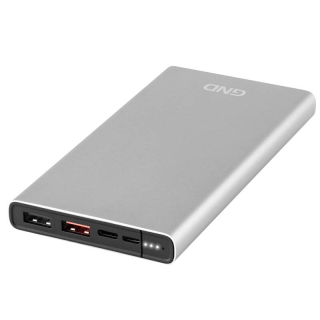 GND 10000 mAh, USB-C PD 18W PB100002SB stříbrná