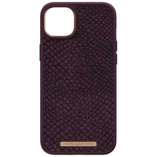 Njord Salmon Leather Magsafe na Apple iPhone 14 Plus - rust