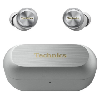 Sluchátka Technics EAH-AZ100 (EAH-AZ100E-S) stříbrná - Mírně poškozený obal