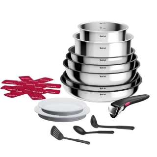 Tefal Ingenio L881SF04 Cook Eat, 15 ks nerez - nekompletní, nový výrobek