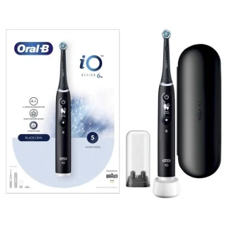 Zubní kartáček Oral-B iO Series 6 Black Lava černý - Vráceno do 14 dnů