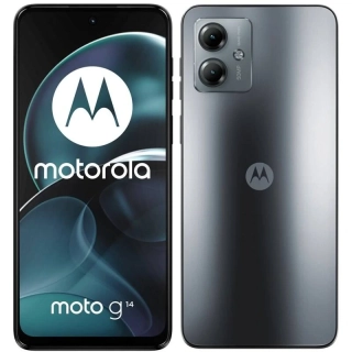 Mobilní telefon Motorola Moto G14 4 GB / 128 GB (PAYF0003PL) šedý, vystaveno na prodejně