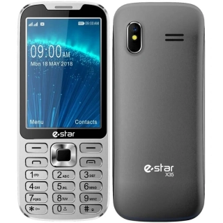 Mobilní telefon eStar X35 (GSMES1214) stříbrný, vystaveno na prodejně