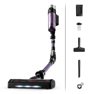 Tyčový vysavač Rowenta RH2039WO X-Force Flex 9.60 Allergy 3 v 1, 100 AW fialový, vráceno, použito