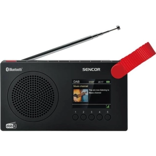 Radiopřijímač s DAB+ Sencor SRD 7757 černý - Vráceno, použito