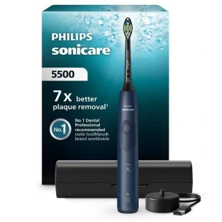 Zubní kartáček Philips Sonicare 5500 HX7113/01 modrý - Vráceno, použito