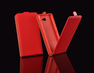 Pouzdro ForCell Slim Flip Flexi Samsung Galaxy J5 Červené