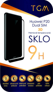 Tvrzené sklo TGM 3D na Huawei P20 Dual SIM černéTGM3DHUAWP20DSBL