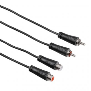 Hama prodlužovací audio kabel, 2 cinch - 2 cinch, 1*, 3 m