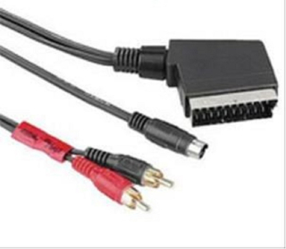 Propojovací kabel S-VHS-scart+2 cinch 