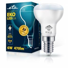 ETA EKO LEDka reflektor 6W, E14, neutrální bílá (R50W6NW)