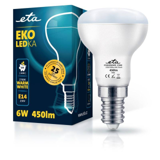 ETA EKO LED E14 6W 230V 450lm 2700K