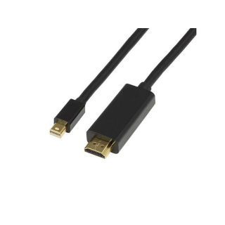 Kabel AQ HDMI / mini DisplayPort, 2 m (xaqcv18020) černý - rozbaleno
